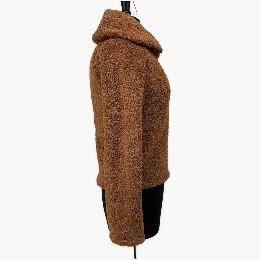 Vintage Patagonia Synchilla Teddy Fleece Jacket Size Small Camel Brown Y2K Cozy - Picture 7 of 10
